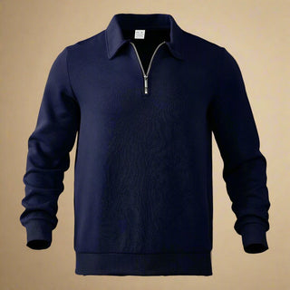 Polo Sweater | Casual Zip Polo for Men