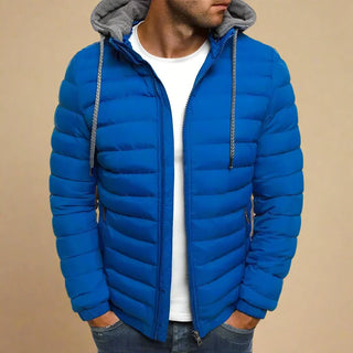 Ganti Down Jacket | Men's Casual Windproof and Water-Resistant Winter Jacket with Hood