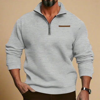 Half Zip Jumper | Casual Jumper with Zip for Men