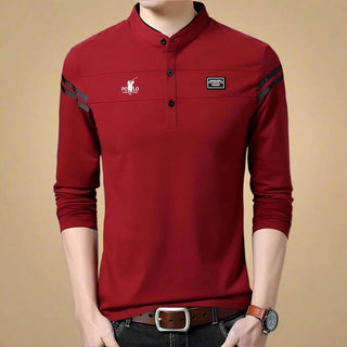 Polo Club | Casual Long Sleeve Polo for Men