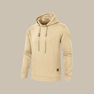 Hoodie | Casual Oversized Waffle Pattern Hoodie for Men