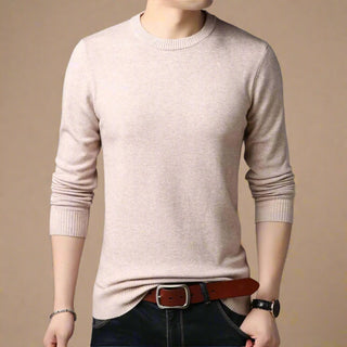 Ganti Jumper | Men's Casual plain knitted sweater with crew neck