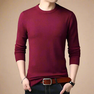 Ganti Jumper | Men's Casual plain knitted sweater with crew neck