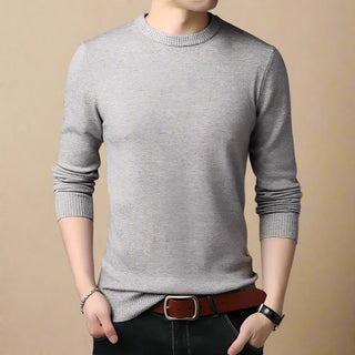 Ganti Jumper | Men's Casual plain knitted sweater with crew neck