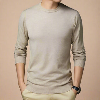 Ganti Jumper | Men's Business casual plain knitted sweater with crew neck