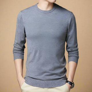 Ganti Jumper | Men's Business casual plain knitted sweater with crew neck