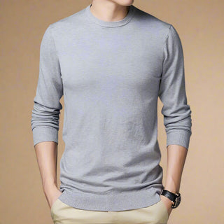 Ganti Jumper | Men's Business casual plain knitted sweater with crew neck