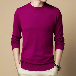 Ganti Jumper | Men's Business casual plain knitted sweater with crew neck