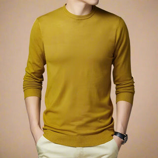 Ganti Jumper | Men's Business casual plain knitted sweater with crew neck