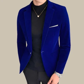 Ganti Velvet Men | Premium Italian Slim Fit Velvet Blazer