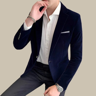 Ganti Velvet Men | Premium Italian Slim Fit Velvet Blazer