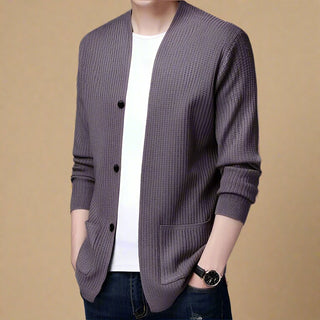 Ganti Cardigan | Men's Smart Casual Fine Knitted Cardigan with Buttons