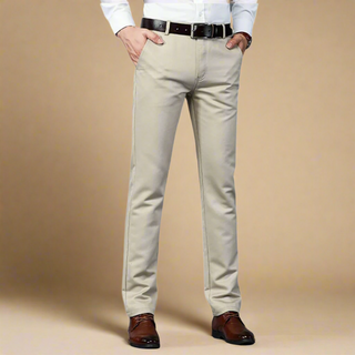 Chino Trousers | Formal Cotton Trousers for Men | Regular Fit