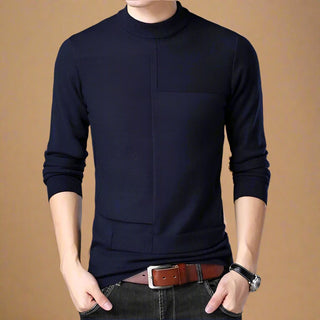 Ganti Jumper | Men's Casual smart knitted sweater with motif and crew neck