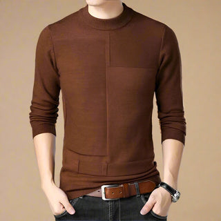 Ganti Jumper | Men's Casual smart knitted sweater with motif and crew neck