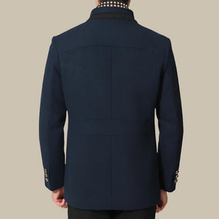 Jacob Coat | Wool Elegant Long Men's Winter Coat