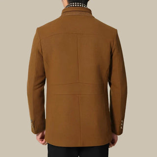 Jacob Coat | Wool Elegant Long Men's Winter Coat