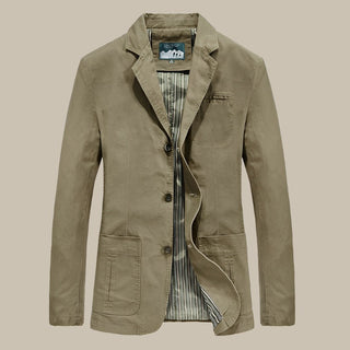 ETO Blazer Jacket | Stylish retro mid-season jacket for men with button closure