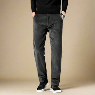 Cord Trousers | Modern stretch corduroy trousers for men | Regular fit