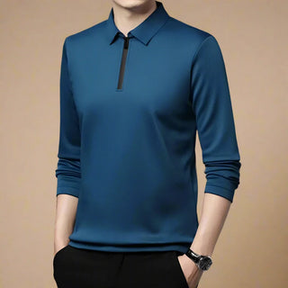 Polo Sweater | Modern Zip Polo for Men