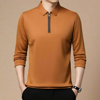 Polo Sweater | Modern Zip Polo for Men