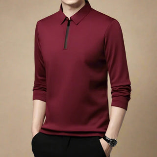 Polo Sweater | Modern Zip Polo for Men