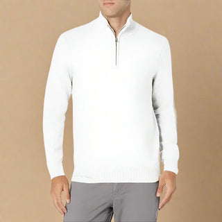 Half Zip Funnel Neck | Modern Knit Half Zip Jumper for Stylish Men