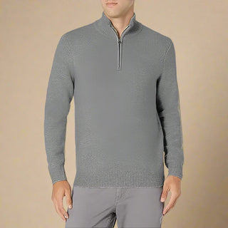 Half Zip Funnel Neck | Modern Knit Half Zip Jumper for Stylish Men