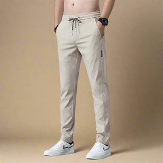 Smart Jogging Bottoms | Modern elegant wide jogging bottoms for men | Regular Fit