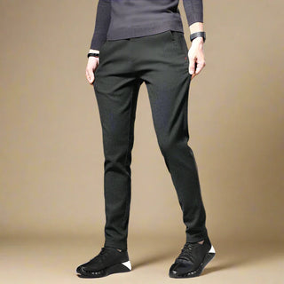 Trousers | Modern smart trousers with elastic for men | Slim fit