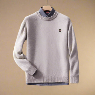 Ganti Jumper | Men's Business casual club sweater with logo and crew neck