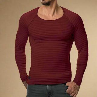 Ganti Jumper | Men's Casual muscle fit sweater with wide crew neck