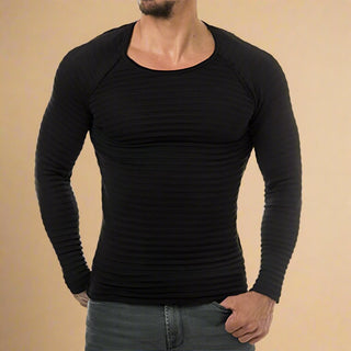 Ganti Jumper | Men's Casual muscle fit sweater with wide crew neck