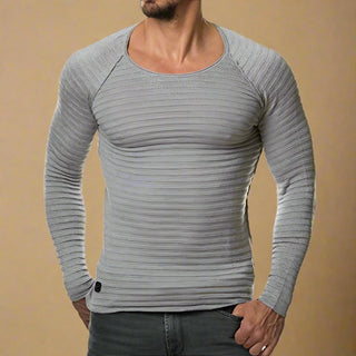 Ganti Jumper | Men's Casual muscle fit sweater with wide crew neck