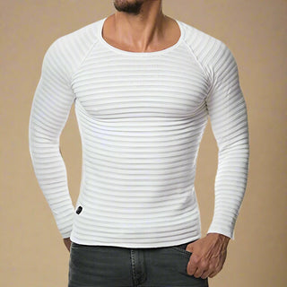 Ganti Jumper | Men's Casual muscle fit sweater with wide crew neck