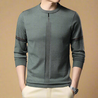 Ganti Jumper | Men's Casual smart sweater with abstract pattern and crew neck