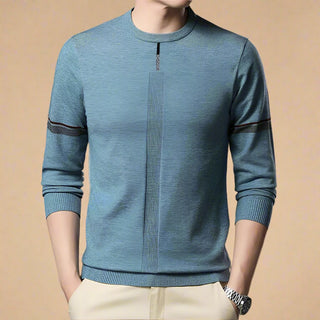 Ganti Jumper | Men's Casual smart sweater with abstract pattern and crew neck