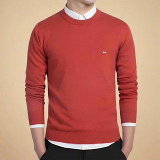 Ganti Jumper | Men's Casual smart knitted sweater with logo and crew neck