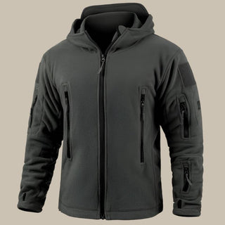 Ganti Fleece Jacket | Men's Military Style Outdoor Warm Fleece Jacket with Zip