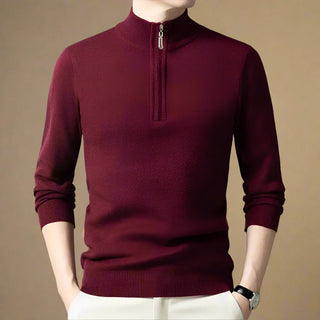 Half Zip Jumper | Premium Casual Half Zip Funnel Neck for Men