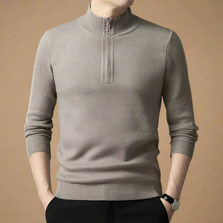 Half Zip Jumper | Premium Casual Half Zip Funnel Neck for Men