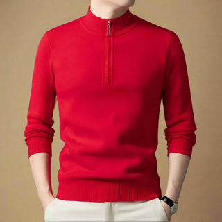 Half Zip Jumper | Premium Casual Half Zip Funnel Neck for Men