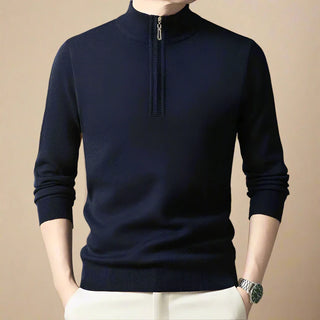 Half Zip Jumper | Premium Casual Half Zip Funnel Neck for Men