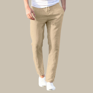 Dan Pants | Casual loose-fitting linen-look trousers for men