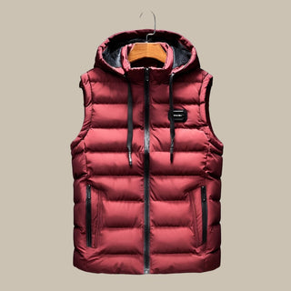 ETO Bodywarmer | Premium padded bodywarmer with hood for men