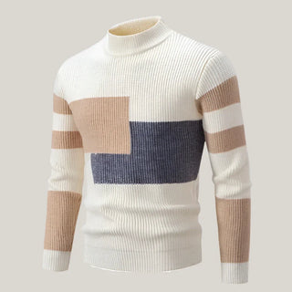 David Sweater | Warm Knitted Men’s Sweater with Round Neck and Pattern