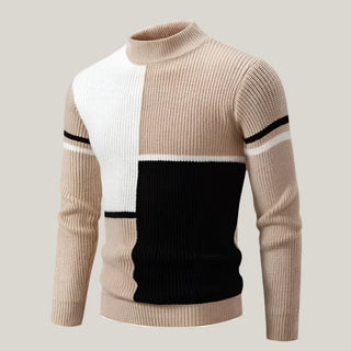 David Sweater | Warm Knitted Men’s Sweater with Round Neck and Pattern