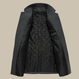 Jack Coben Coat | Long Woolen Elegant Winter Coat for Men