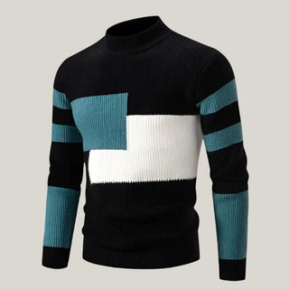 David Sweater | Warm Knitted Men’s Sweater with Round Neck and Pattern