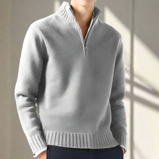 Ganti Knitted Zipper | Stylish Knitted Men's Sweater with V-Neck and Zipper